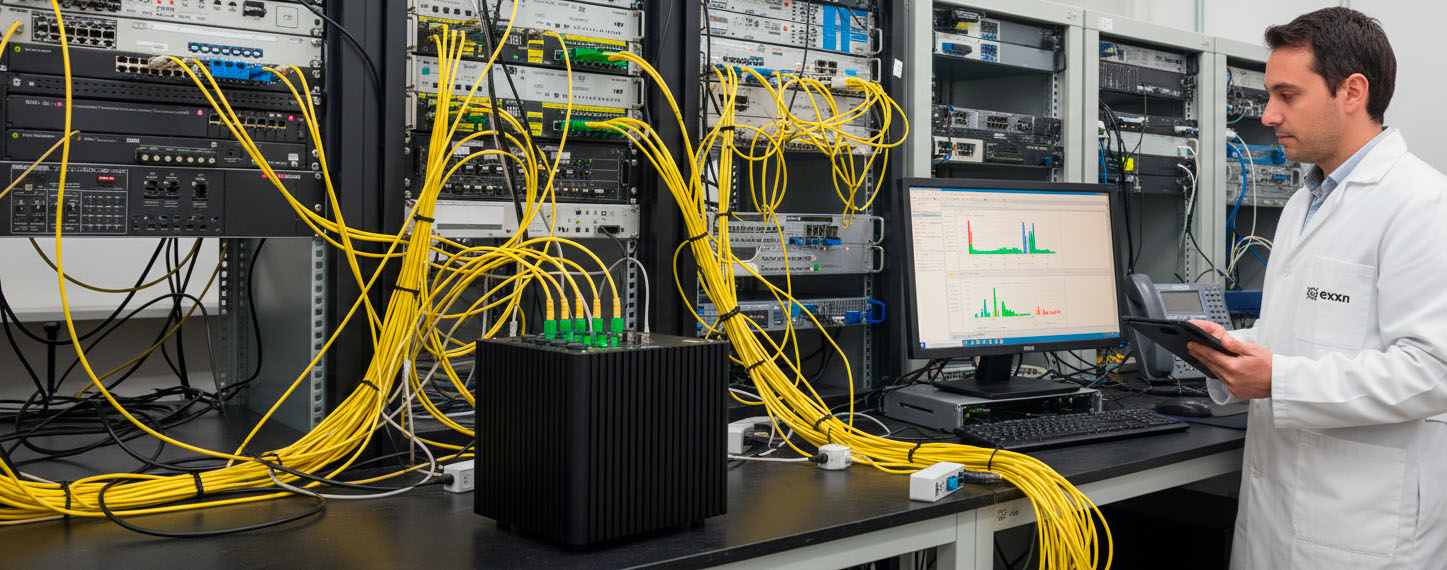 GPON Doctor Cube in operation