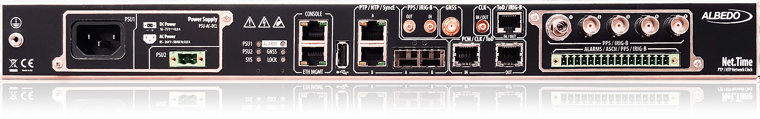 Net.Time PTP/NTP over PRP clock